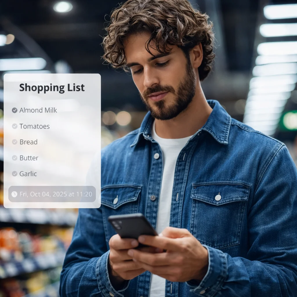 Sonal AI app interface showing searchable memories